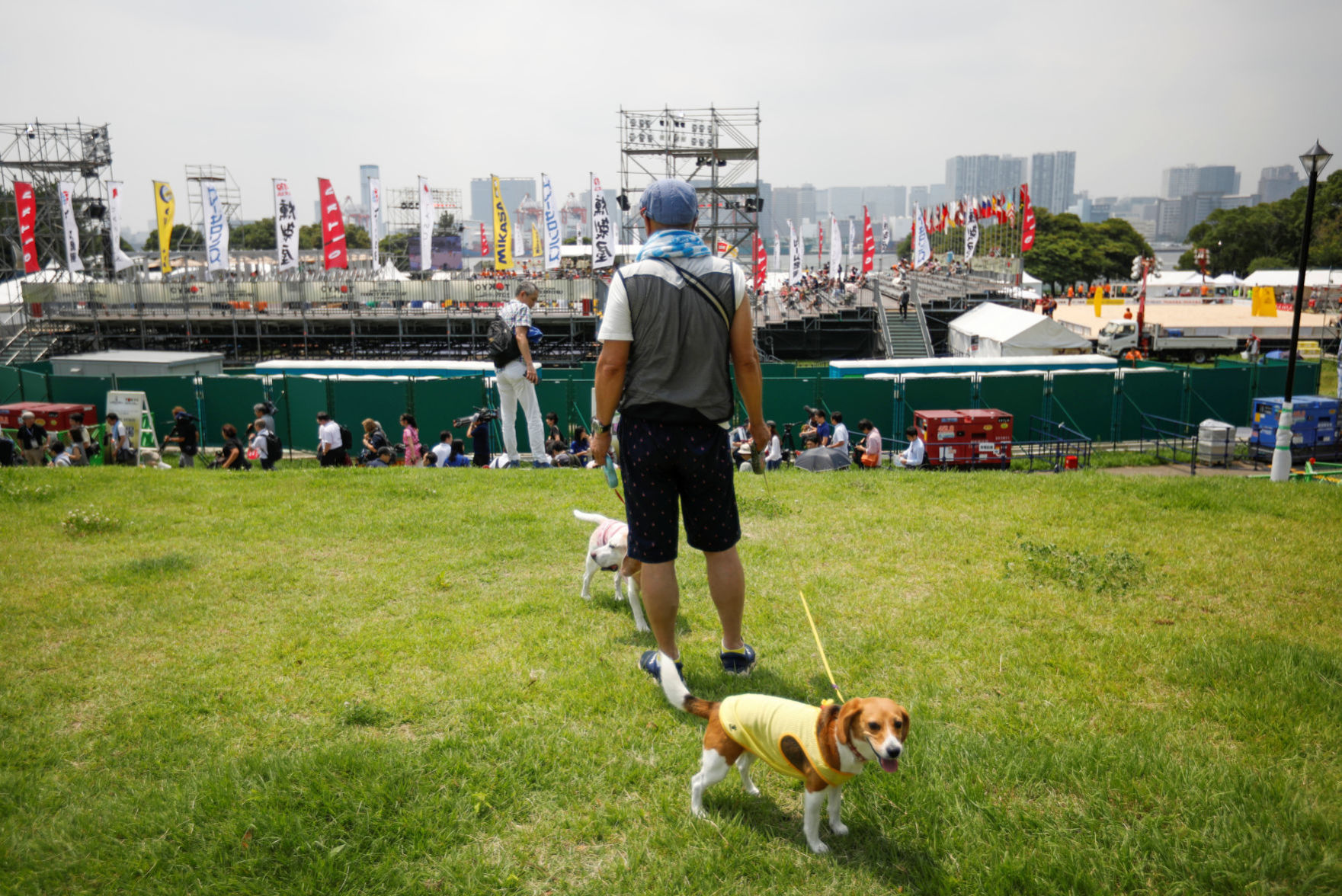 Test of heat countermeasures for the Tokyo 2020 Olympic Games